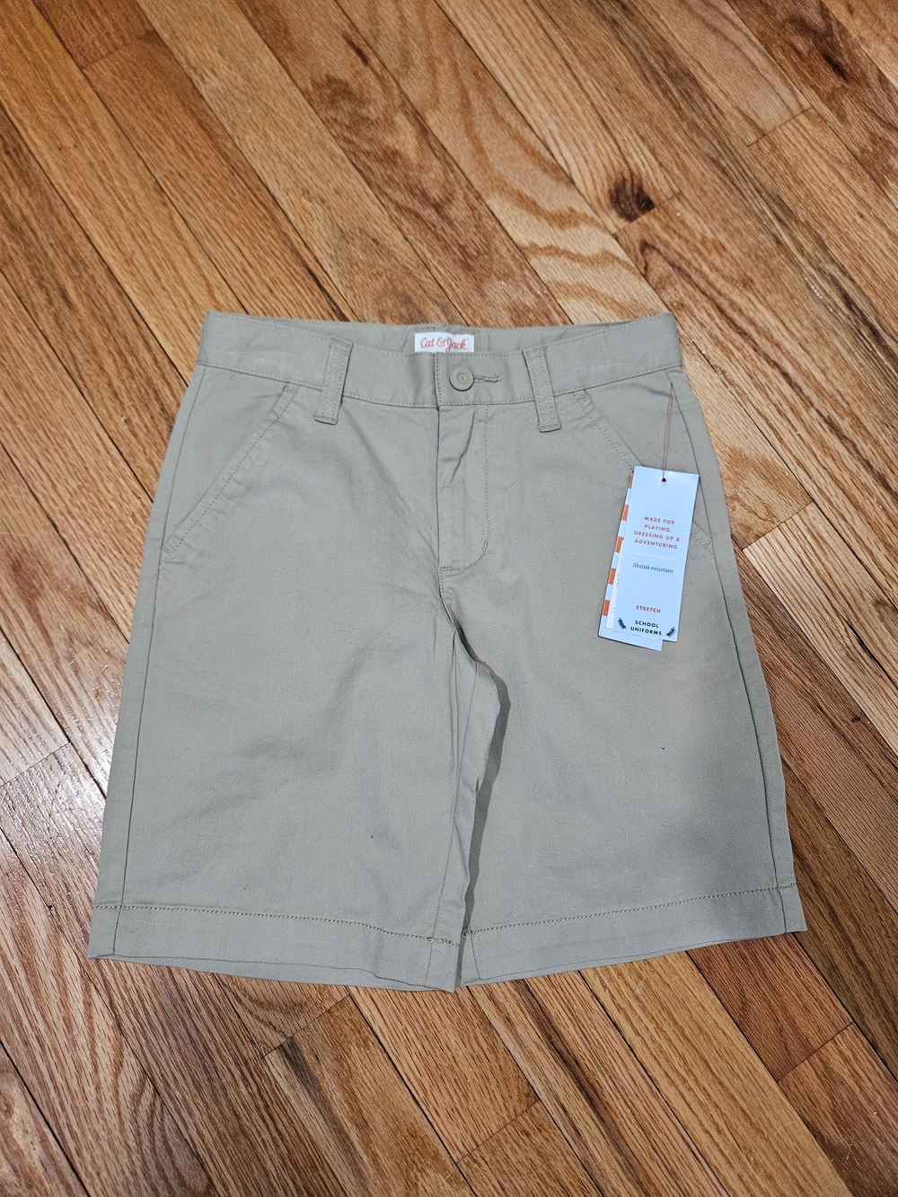 Cat & Jack Khaki Boys' Classic Shorts - Tan
